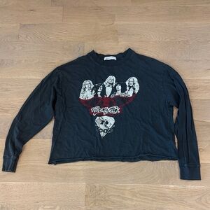 Daydreamer Black Aerosmith Graphic Long Sleeve Tee